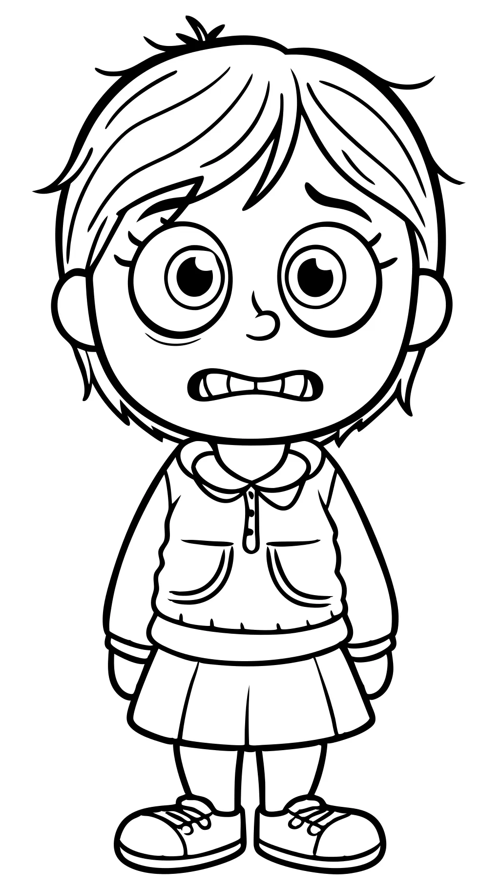 Inside Out 2 coloriages anxiété